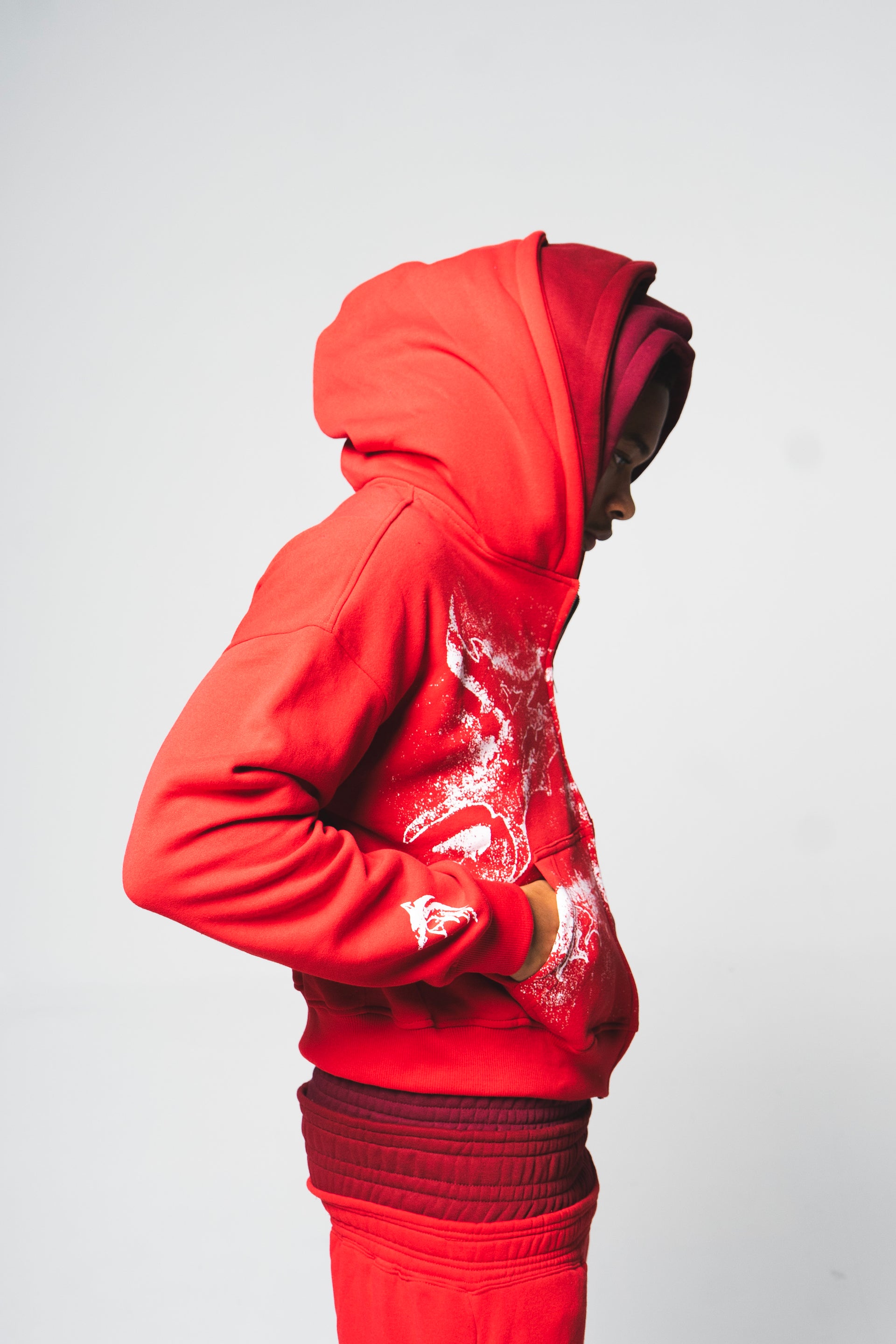RED "TRIPLE" SWEATSUIT