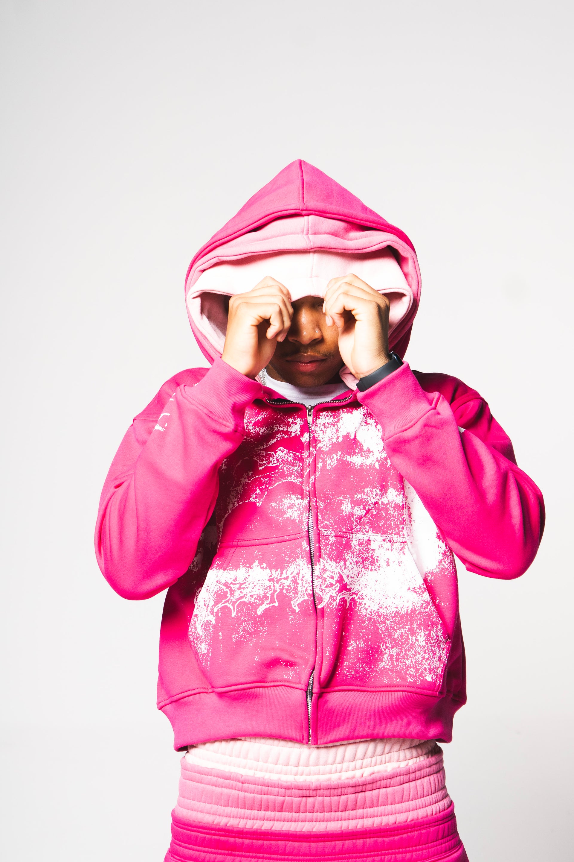 PINK "TRIPLE" SWEATSUIT